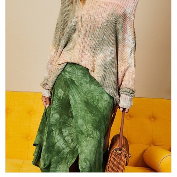 Gorgeous Boho Emerald maxi skirt - Picture 12 of 14